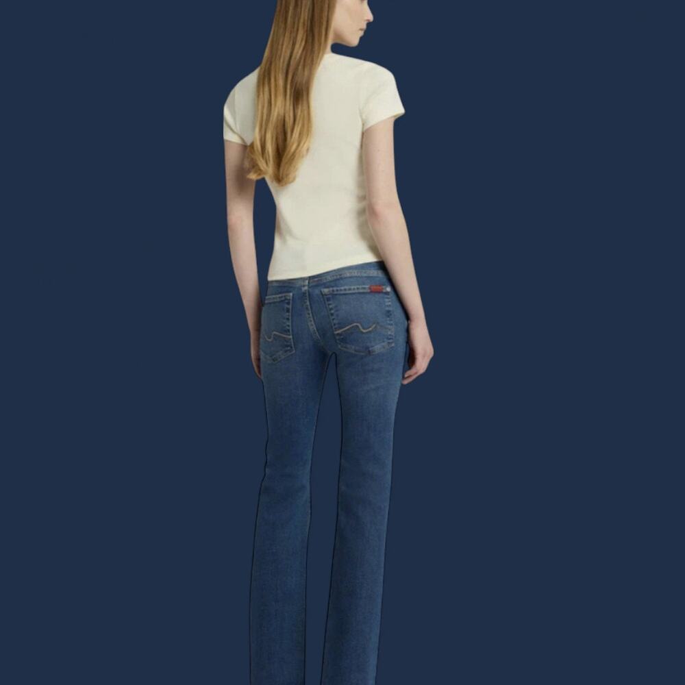 *7 For All Mankind Jeans Low Rise Style #U075031U-G Cut #95475 - Size 25